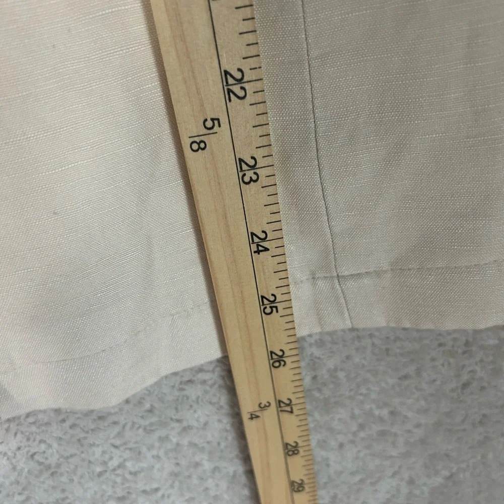 Lands End Women's Linen Double Breasted Blazer Size 4. Career Casual Preppy - Picture 4 of 10